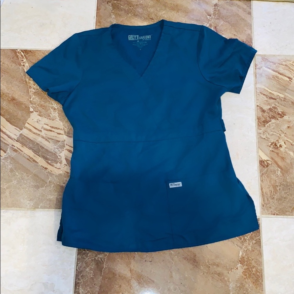 GREY’S ANATOMY Teal Scrub Top